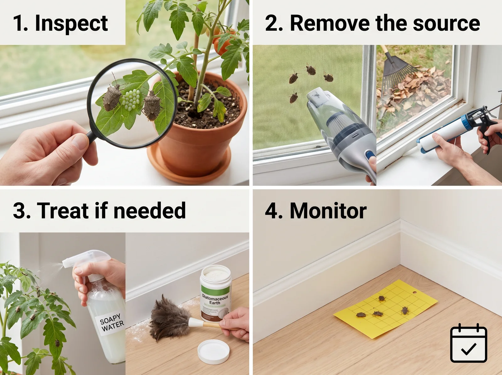 Brown Stink Bug — step-by-step removal plan